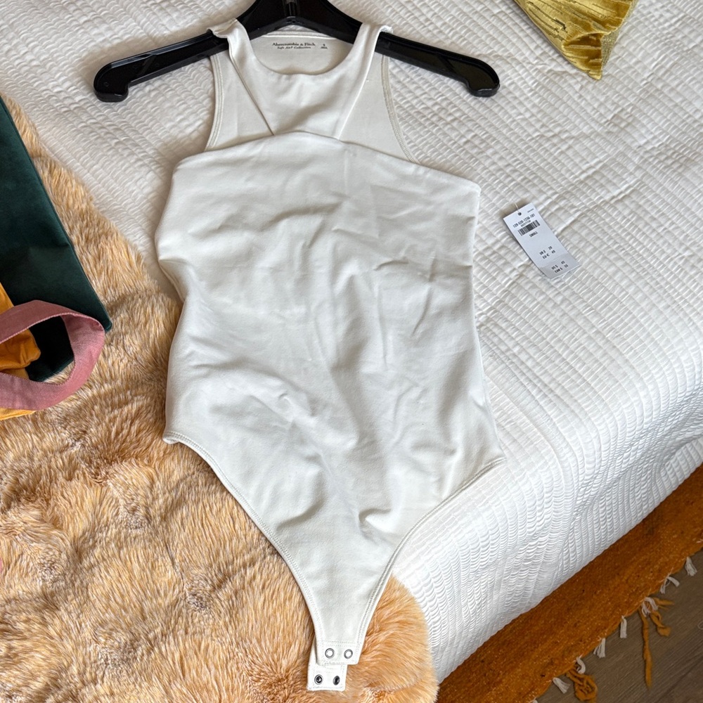 Abercrombie & Fitch White Bodysuit